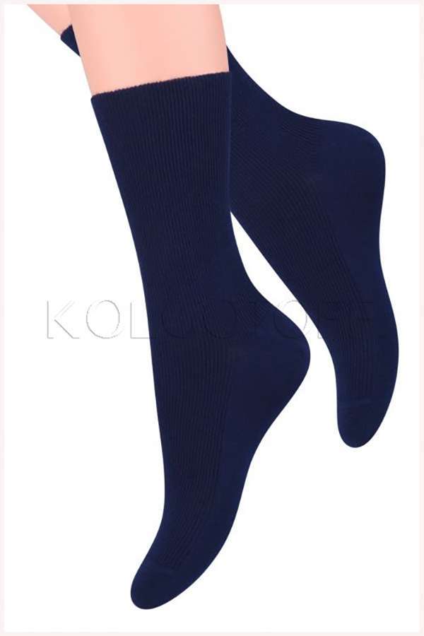 Шкарпетки жіночі без гумки з бавовною STEVEN ART 018